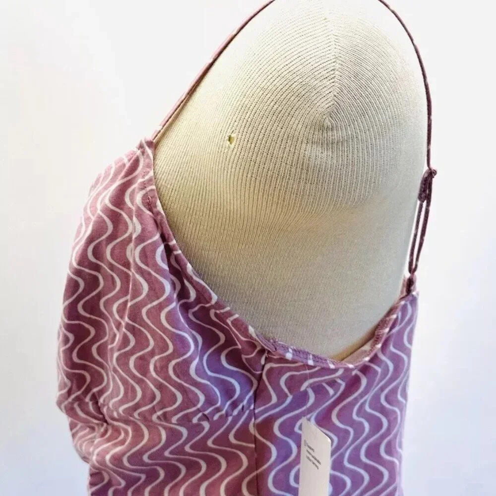 NWT SO GOODS FOR LIFE Juniors Sleeveless Straps Pullover V-Neck Purple Top Sz XL - Picture 8 of 10